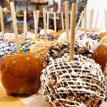 Candied apples at Bert and Rockys