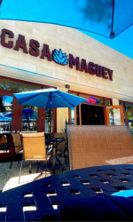 The front outside of the Casa Maguey restaurant in Claremont Village.