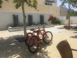 Bicycles at Hotel Casa 425 in Claremont CA