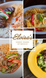 Authentic Mexican cuisine from the Claremont restaurant Elvira's Finest Foods of Mexico.