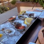 Oyster bar at Claremont's The Meat Cellar restaurant.