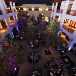 Hotel Casa 425 outdoor patio in Claremont CA