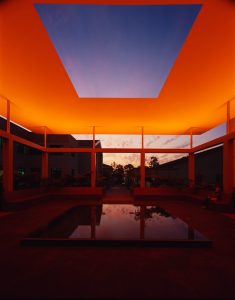 James Turrell Skyspace in Claremont at Pomona College